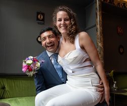 Huwelijksfotografie,  just married